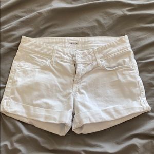 Hudson white shorts